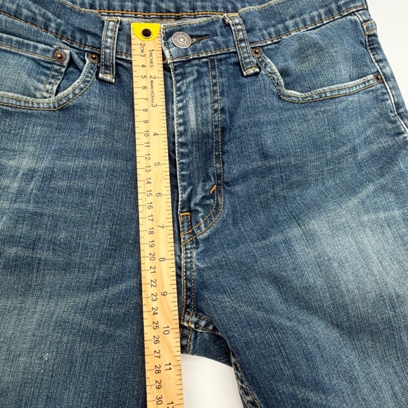Levi Strauss Co 502 Jeans Mens Blue Denim Regular Fit Straight Leg Pants W31 L32 - Picture 7 of 8